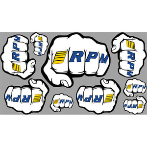 하비몬[RPM-70020] (2장입) RPM &quot;Fist&quot; Logo Decal Sheets[상품코드]RPM