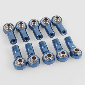 하비몬[#Z-S1358] [10개입] M3 Bent Aluminum Axial Style Rod End (Blue) (볼 M3｜로드 M3｜길이 21mm)[상품코드]RC4WD