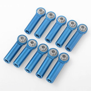 하비몬[단종] [#Z-S1675] [10개입] M3/M4 Long Straight Aluminum Rod Ends (Blue) (볼 M3｜로드 M4｜길이 31mm)[상품코드]RC4WD