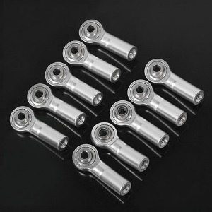 하비몬[선주문필수] [#Z-S1645] [10개입] M3 Bent Medium Aluminum Rod Ends (Silver) (볼 M3｜로드 M3｜길이 25.3mm)[상품코드]RC4WD
