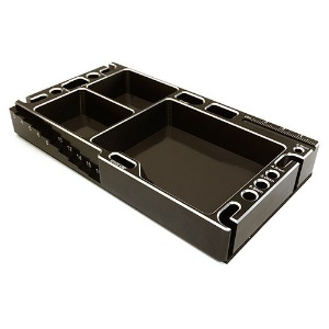 하비몬[#C27180SILVER] Universal Workbench Organizer 145x80x20mm Workstation Tray (Silver)[상품코드]INTEGY