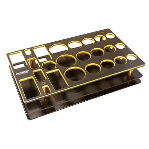 하비몬[#C27286GOLD] [공구스탠드] Universal Workbench Organizer 195x117x40mm Workstation Tray (Gold)[상품코드]INTEGY