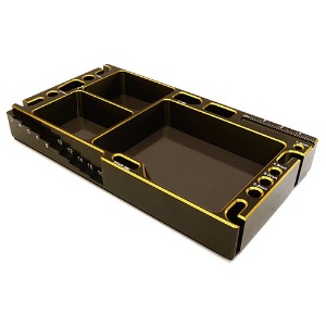 하비몬[#C27180GOLD] Universal Workbench Organizer 145x80x20mm Workstation Tray (Gold)[상품코드]INTEGY
