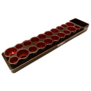 하비몬[#C27123RED] Universal 20 Slots Tool Base 14, 16, 18 &amp; 22mm w/ Magnetic Tray (Red)[상품코드]INTEGY