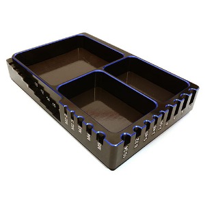하비몬[#C27181BLUE] Universal Workbench Organizer 120x80x20mm Workstation Tray (Blue)[상품코드]INTEGY