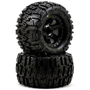 하비몬[#AP1170-12] [2세트 반대분] Trencher 2.8&quot; Tires w/Desperado Nitro Rear Wheels (Black) (M2) (크기 124 x 73mm)[상품코드]PRO-LINE RACING