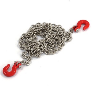 하비몬[#YA-0357] [미니어처: 후크/체인 96cm] 1/10 RC Rock Crawler Accessories 96cm Long Chain and Hook Set (Red)[상품코드]YEAH RACING