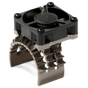 하비몬[#T8635GREY] T2 Motor Heatsink w/ Cooling Fan for Traxxas 1/10 Stampede 4X4 &amp; Slash 4X4 (Grey) w/후타바 커넥터(수)[상품코드]INTEGY