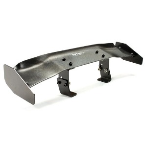 하비몬[#C24896BLACK] Realistic 1/10 Size Aluminum Rear Wing 165mm Width (Black)[상품코드]INTEGY