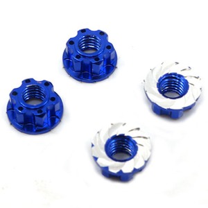 하비몬**[#YA-0448DB] [4개입] 4mm Aluminium Wheel Flange Lock Nut for RC Car (Dark Blue)[상품코드]YEAH RACING