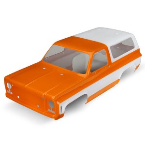 하비몬[#AX8130G] Body, Chevrolet Blazer (1979) (Orange) (Requires Grille, Side Mirrors, Door Handles, Windshield Wipers, Decals)[상품코드]TRAXXAS