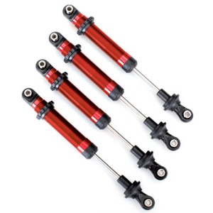 하비몬[#AX8160R] Shocks, GTS, Aluminum (Red-Anodized) (Assembled Without Springs) (4) (For Use With #8140R TRX-4® Long Arm Lift Kit)[상품코드]TRAXXAS