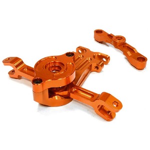 하비몬[#C26054ORANGE] Billet Machined Steering Bell Crank for Traxxas 1/10 Scale Summit 4WD (Orange)[상품코드]INTEGY