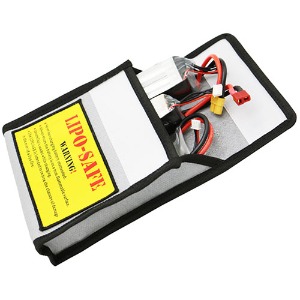 하비몬[#BM0137] Fireproof Lipo Battery Safety Bag - 155 x 175 x 45mm (Three-Dimensional)[상품코드]BEST-RCMODEL