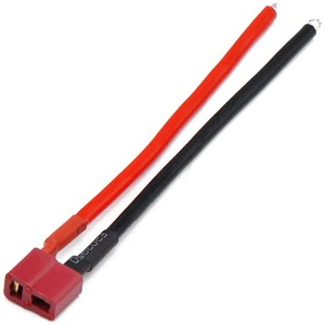 하비몬[#BM0020] [피그 테일｜커넥터 + 케이블] Pigtail - Deans Female Cable 10cm/14AWG Silicone Wire[상품코드]BEST-RCMODEL