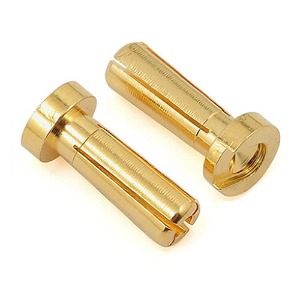 하비몬[BM0080] (2개입) 4mm Low Profile Male Gold Bullet Connectors 18mm[상품코드]BEST-RCMODEL