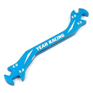 하비몬[#YT-0197BU] Aluminum 7075 Turnbuckle Wrench (3｜4｜5｜5.5mm) (Blue)[상품코드]-