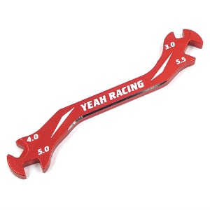 하비몬[#YT-0197RD] [턴버클 렌치] Aluminum 7075 Turnbuckle Wrench (3｜4｜5｜5.5mm) (Red)[상품코드]-