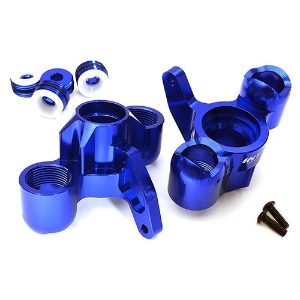하비몬[#C28734BLUE] Billet Machined Steering Knuckles for Arrma 1/8 Kraton 6S BLX (Blue)[상품코드]-