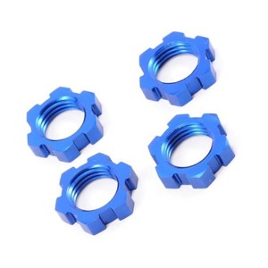 하비몬[#AX5353] Wheel Nuts Splined 17mm Blue-Anodized (4)[상품코드]TRAXXAS