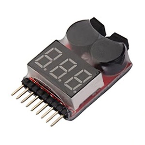 하비몬[#BM0196] [5개-5%] 1~8S LIPO Voltage Tester/Low Voltage Checker Buzzer Alarm (리포 알람/전압 확인)[상품코드]BEST-RCMODEL