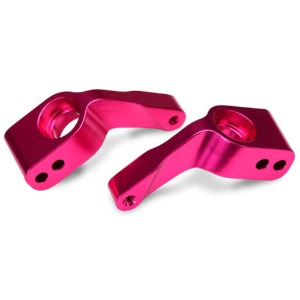 하비몬[#AX3652P] Stub Axle Carriers, Rustler®/Stampede®/Bandit (2), 6061-T6 Aluminum (Pink-Anodized)/ 5x11mm Ball Bearings (4)[상품코드]TRAXXAS