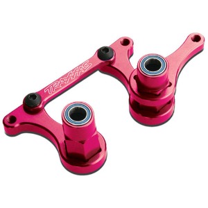 하비몬[#AX3743P] Steering Bellcranks, Drag Link (Pink-Anodized 6061-T6 Aluminum)/ 5x8mm Ball Bearings (4)/ Hardware (Assembled)[상품코드]TRAXXAS