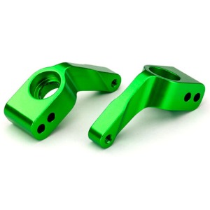 하비몬[#AX3652G] Stub Axle Carriers, Rustler®/Stampede®/Bandit (2), 6061-T6 Aluminum (Green-Anodized)/ 5x11mm Ball Bearings (4)[상품코드]TRAXXAS