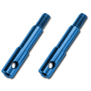 하비몬[#AX5537X] Wheel Spindles, Front, 7075-T6 Aluminum, Blue-Anodized (Left &amp; Right)[상품코드]TRAXXAS