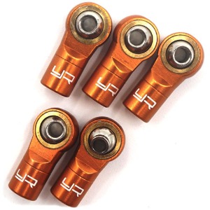 하비몬[#YA-0572OR] [5개입] Aluminum Reversed Thread M3 Rod Ends - Orange (볼 M3｜로드 M3｜길이 15mm)[상품코드]YEAH RACING