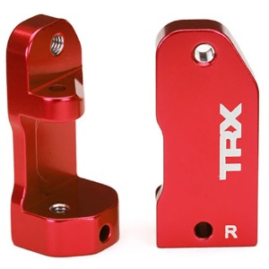 하비몬[#AX3632X] Caster Blocks, 30-Degree, Red-Anodized 6061-T6 Aluminum (Left &amp; Right)/ Suspension Screw Pin (2)[상품코드]TRAXXAS