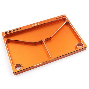 하비몬[단종] [#YA-0571OR] Aluminum Parts Tray 14.5 X 9.5 X 0.9 cm Orange[상품코드]YEAH RACING
