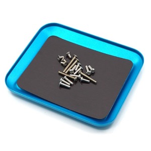하비몬[단종] [#YA-0413BU] Aluminium Screw Tray 12 x 10 x 1.5cm (Blue)[상품코드]YEAH RACING