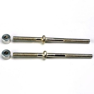 하비몬[#AX1937] Turnbuckles (54mm) (2)/ 3x6x4mm Aluminum Spacers (Rear Camber Links)[상품코드]TRAXXAS