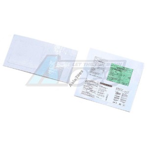 하비몬[#WO/AT034] 1/10 Hong Kong Car Registration Permit Kit + Traffic Ticket Decal Sticker for TRC D90[상품코드]WOOW RC