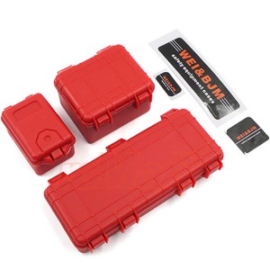 하비몬[#XS-56727RD] Scale Plastic Equipment Case Accessory 3pcs for 1/10 Crawler Red[상품코드]XTRA SPEED