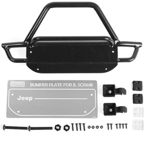 하비몬[#VVV-C1140] KS Steel Front Bumper w/ Lights for Axial 1/10 SCX10 III Jeep JLU Wrangler[상품코드]CCHAND