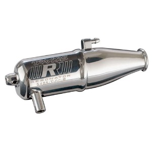 하비몬[#AX5485] Tuned Pipe, Resonator, R.O.A.R. Legal (Dual-Chamber, Enhances Mid To High-Rpm Power) (For Jato®, N. Rustler®, N. 4-Tec® With TRX® Racing Engines) (NITRO)[상품코드]TRAXXAS