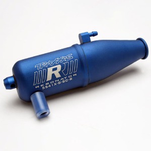 하비몬[#AX5541X] Tuned Pipe, Resonator, R.O.A.R. Legal, Blue-Anodized (Aluminum, Single Chamber) (Fits Jato®, N. Rustler®, N. 4-Tec®, With TRX® Racing Engines) (NITRO)[상품코드]TRAXXAS