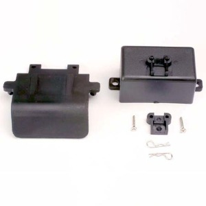 하비몬[#AX4132] Bumper (Rear)/ Battery Box/ Body Clips (2), EZ-Start® Mount, 3x10CST (2) (NITRO)[상품코드]TRAXXAS