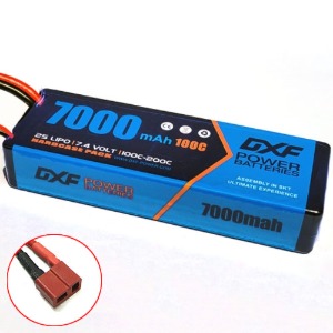 하비몬7.4V 7000mAh 100C 2S Hard Case Lipo Battery (딘스잭)[상품코드]DXF