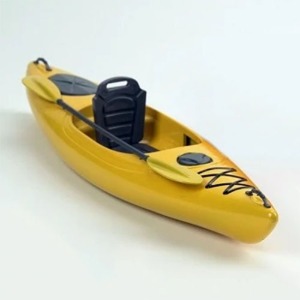 하비몬[#97400686] Scale Canoe/Kayak Kit - L310 x W75 x H30mm (6~7인치 피규어 탑승 가능｜미도색｜미조립)[상품코드]CROSS-RC
