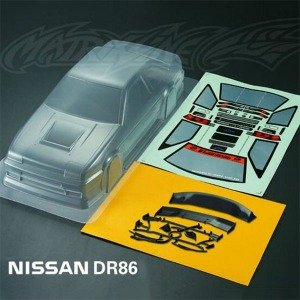 하비몬[#PC201202] 1/10 Nissan DR86 Drift Body Set (Clear｜미도색)[상품코드]MATRIXLINE