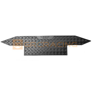 하비몬[#GRC/G166AB] Stainless Steel Front Bumper Decorative Protection Plate for SCX10 III Wrangler (Black)[상품코드]GRC