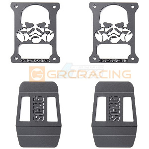 하비몬[#GRC/G173RAB] Stainless Steel Tail Light Guard Type A for SCX6 Wrangler (Black)[상품코드]GRC