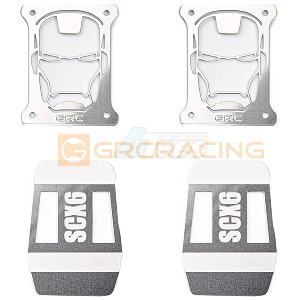 하비몬[#GRC/G173RBS] Stainless Steel Tail Light Guard Type B for SCX6 Wrangler (Silver)[상품코드]GRC