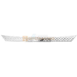 하비몬[#GRC/G166CS] Stainless Steel Rear Bumper Decorative Protection Plate for SCX10 III Wrangler (Silver)[상품코드]GRC