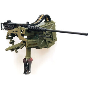 하비몬[#BA-H01] 1/10 Scale Model M2HB Browning .50 Caliber Machine Gun Replica (Large Ammo Box wo/ Shield) (미조립｜미도색｜머신건)■[상품코드]BA MODEL STUDIO