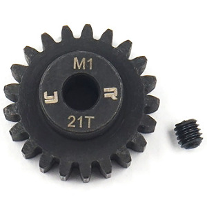 하비몬[#MG-10011] 21T HD Steel Mod1 Motor Gear Pinion w/5mm Bore[상품코드]YEAH RACING