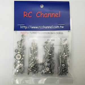 하비몬[#RCC-SW30616] Stainless Steel Screws Set for Kyosho Turbo Scorpion (교쇼 터보 스콜피온)[상품코드]RC CHANNEL